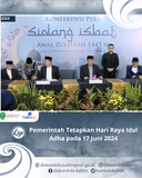 Pemerintah Tetapkan Hari Raya Idul Adha pada 17 Juni 2024