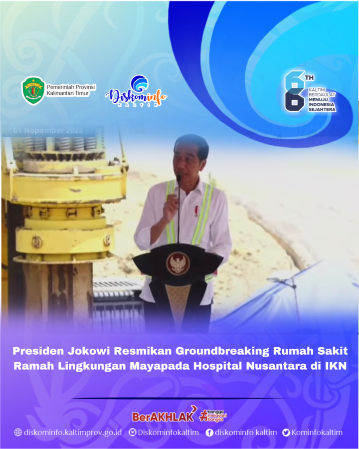 Presiden Jokowi Resmikan Groundbreaking Rumah Sakit Ramah Lingkungan Mayapada Hospital Nusantara di IKN