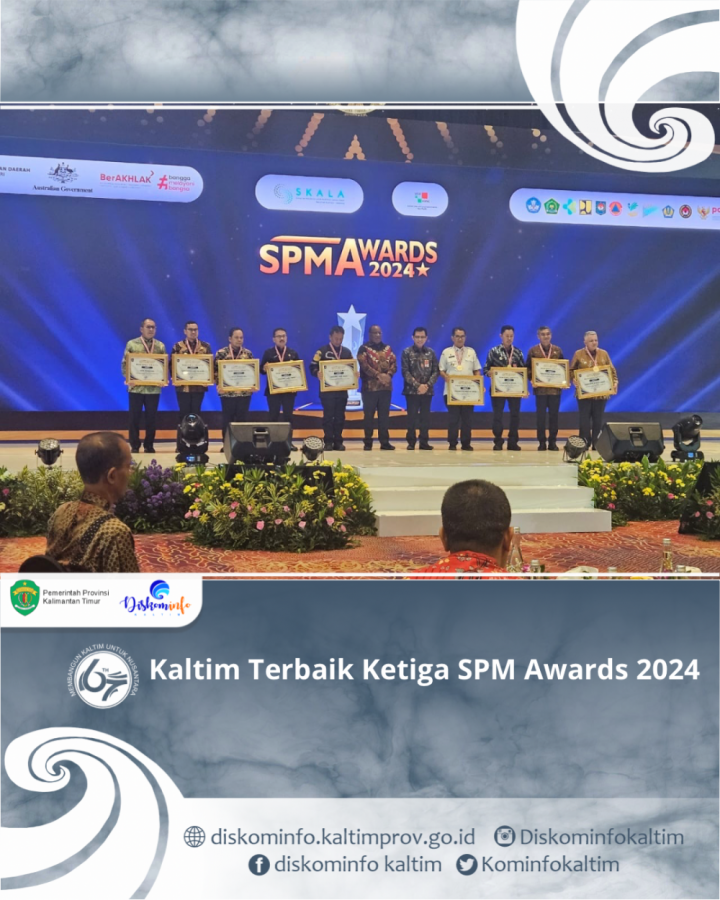Kaltim Terbaik Ketiga SPM Awards 2024