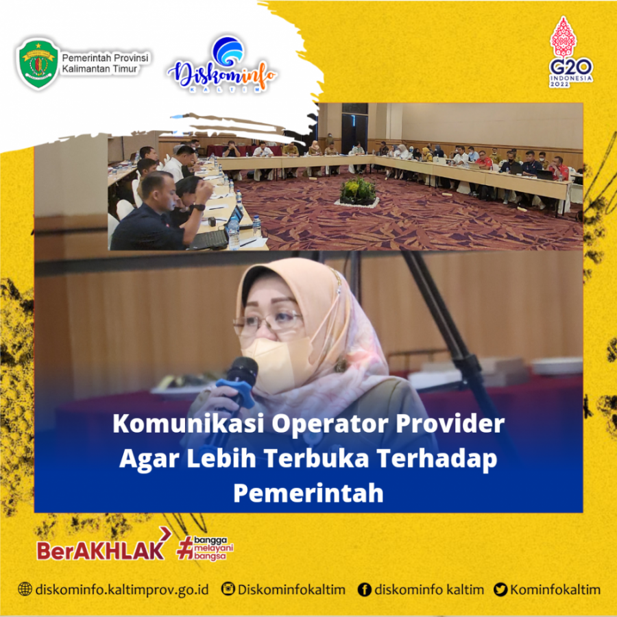 Komunikasi Operator Provider Agar Lebih Terbuka Terhadap Pemerintah