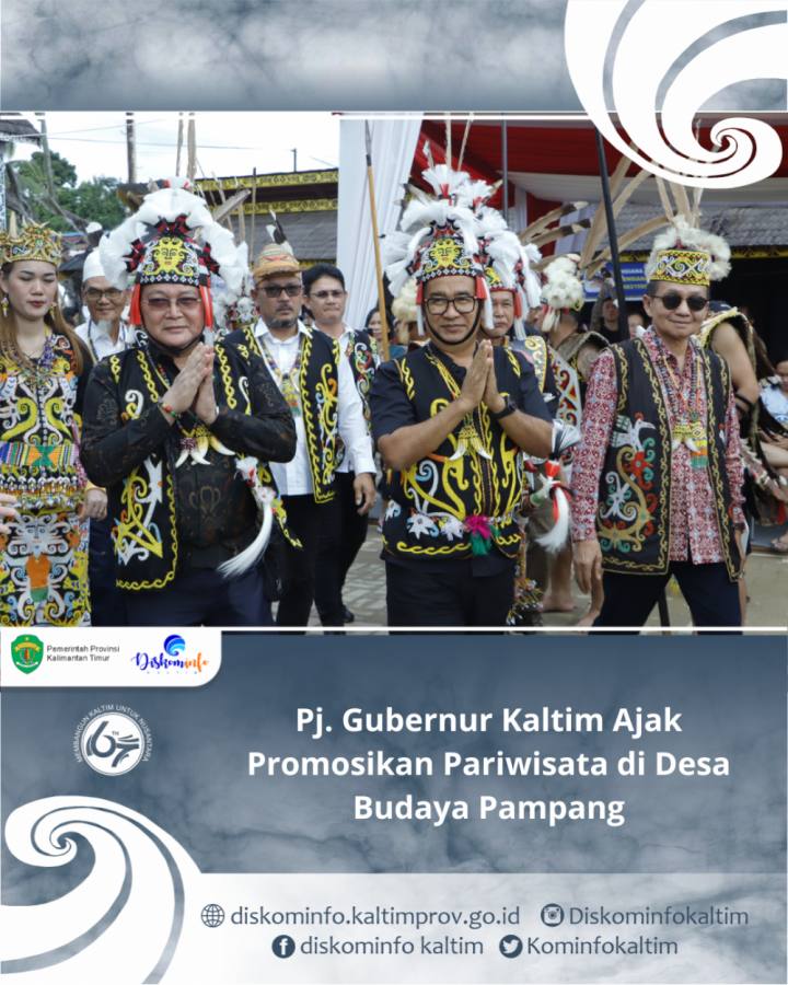 Pj. Gubernur Kaltim Ajak Promosikan Pariwisata di Desa Budaya Pampang