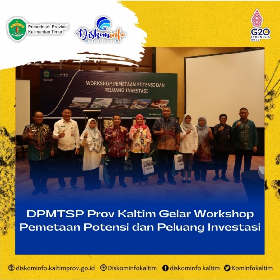 DPMTSP Prov Kaltim Gelar Workshop Pemetaan Potensi dan Peluang Investasi