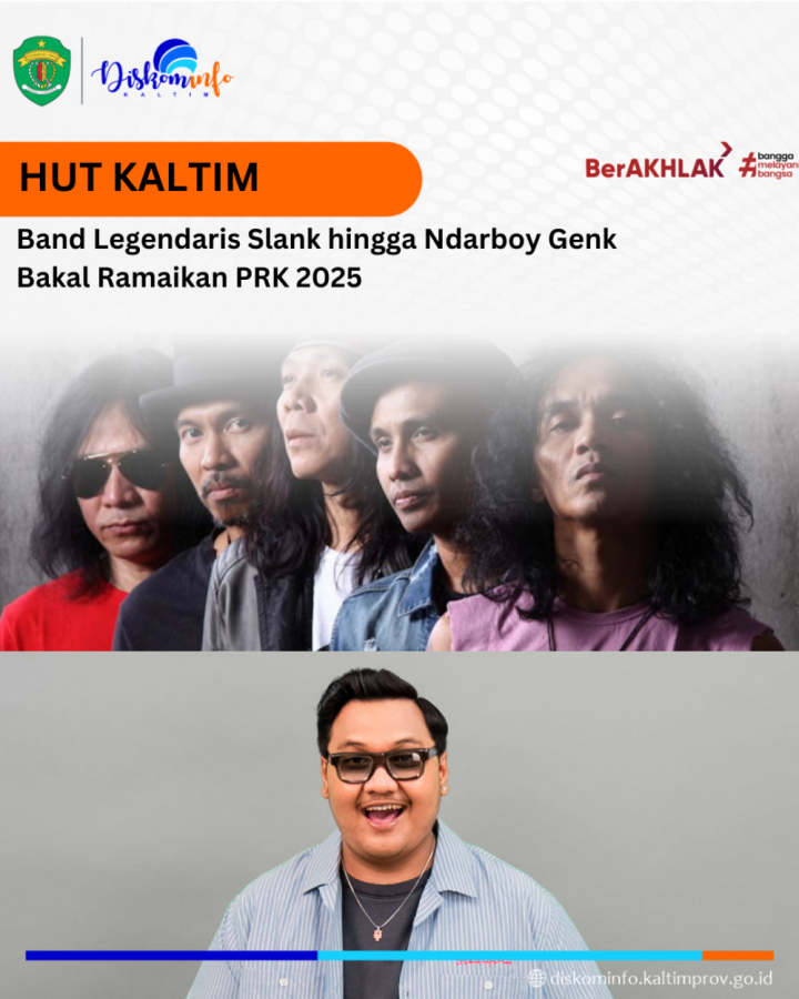 Band Legendaris Slank hingga Ndarboy Genk Bakal Ramaikan PRK 2025 di Stadion Kadrie Oening Sempaja