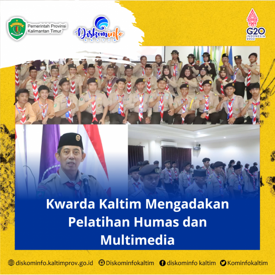 Kwarda Kaltim Mengadakan Pelatihan Humas dan Multimedia