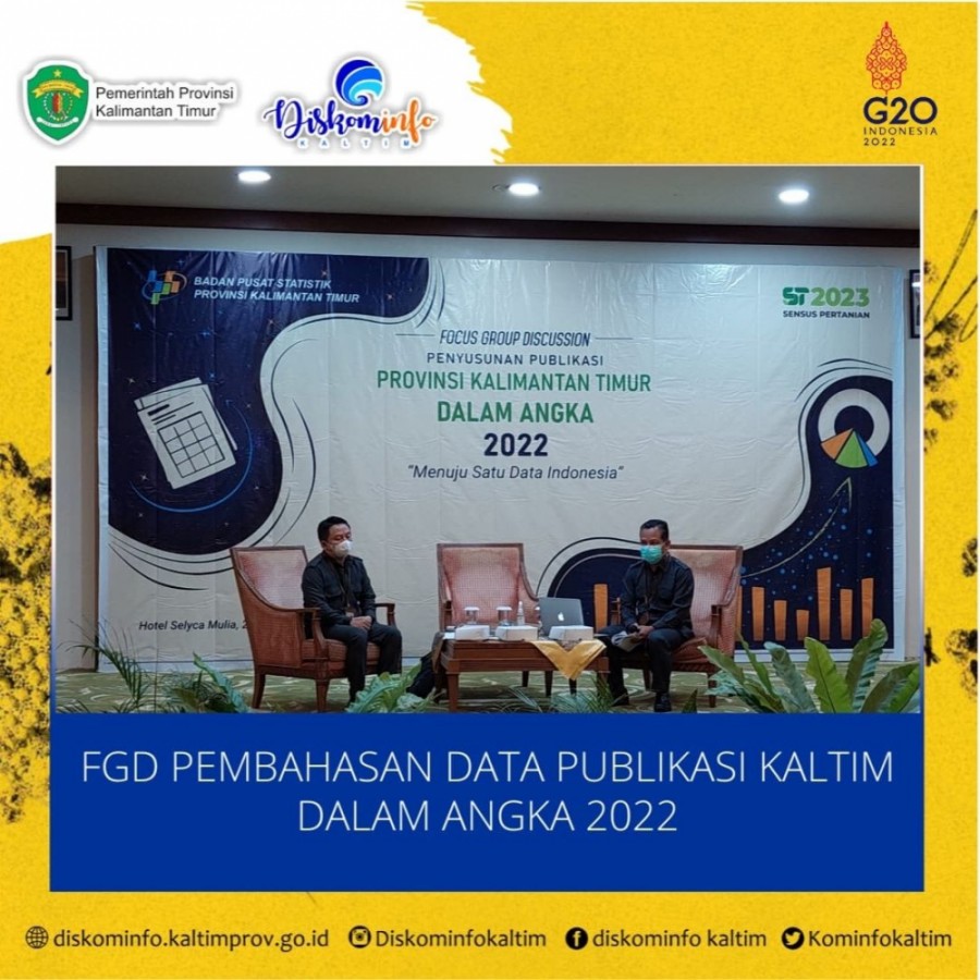 FGD Pembahasan Data Publikasi Kaltim Dalam Angka 2022