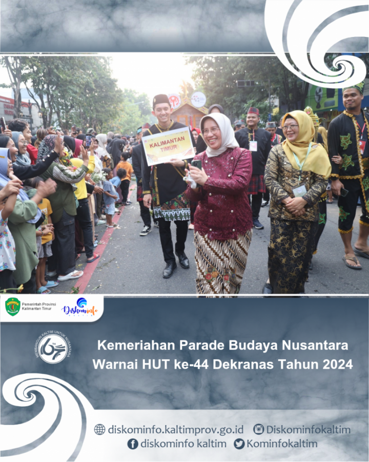 Kemeriahan Parade Budaya Nusantara Warnai HUT ke-44 Dekranas Tahun 2024