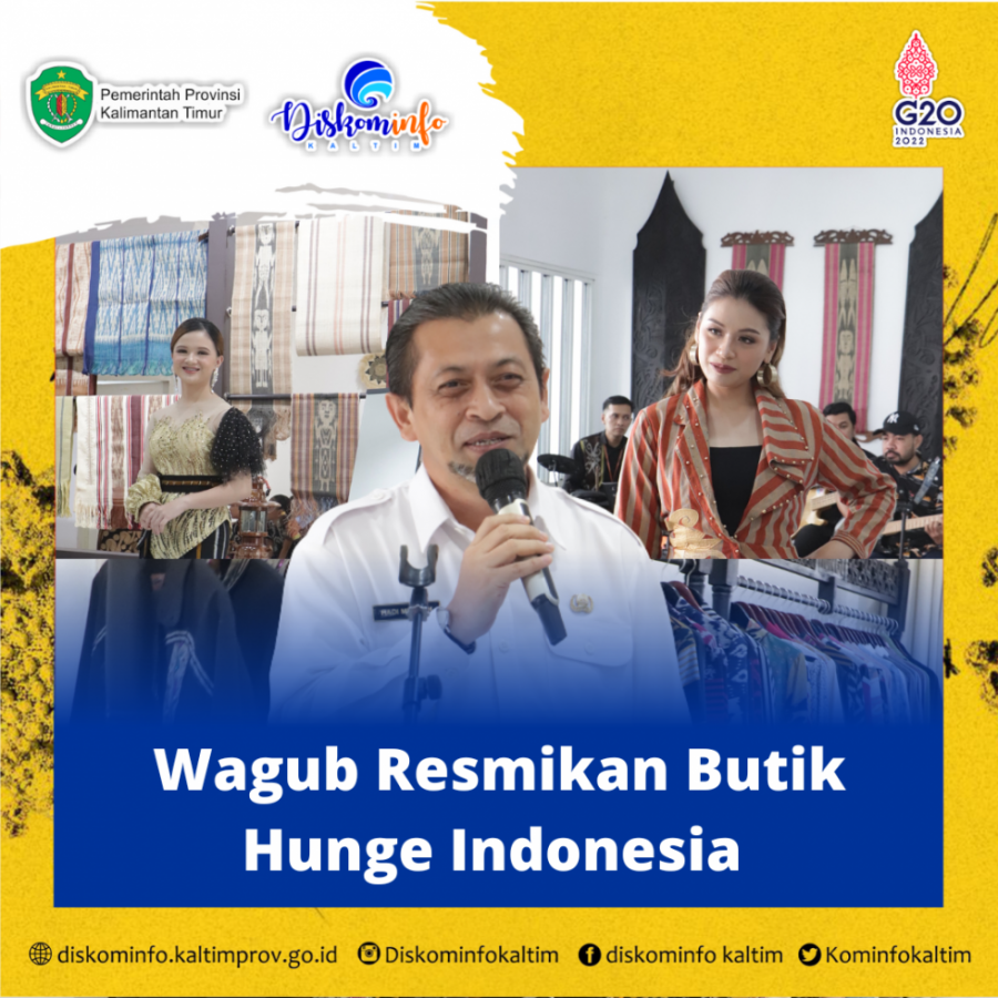 Wagub Resmikan Butik Hunge Indonesia