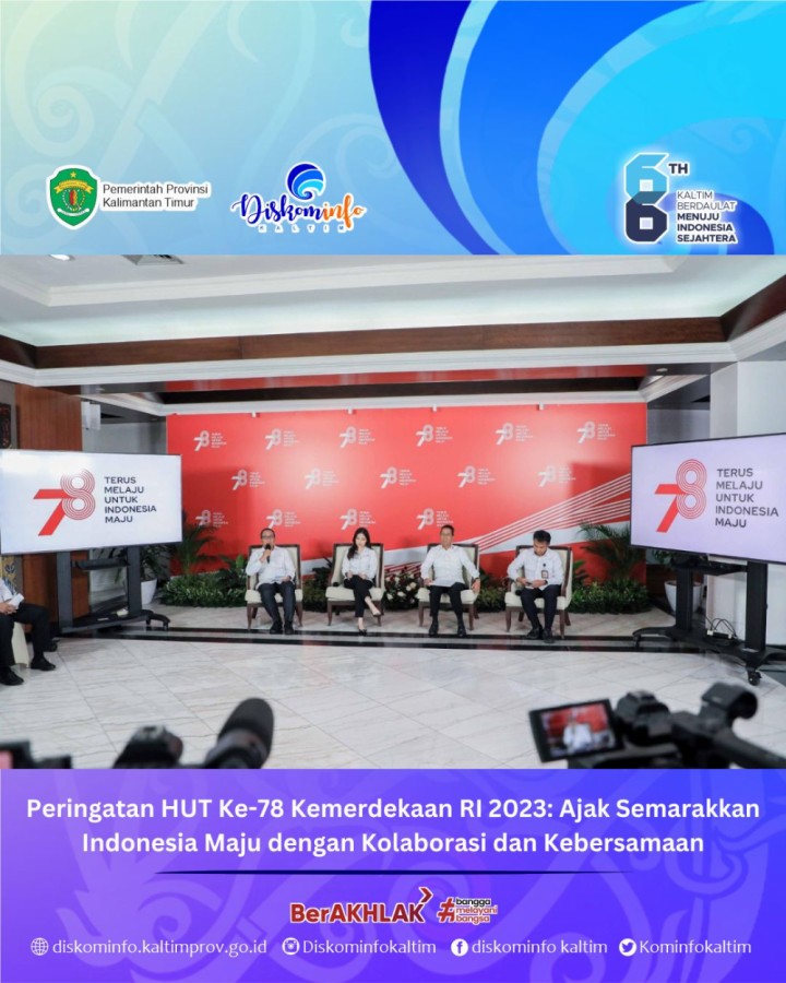 Peringatan HUT Ke-78 Kemerdekaan RI 2023: Ajak Semarakkan Indonesia Maju dengan Kolaborasi dan Kebersamaan