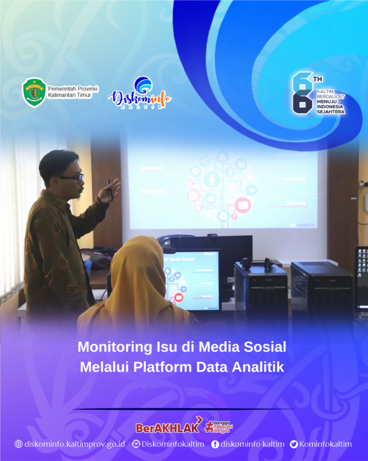 Monitoring Isu di Media Sosial Melalui Platform Data Analitik 