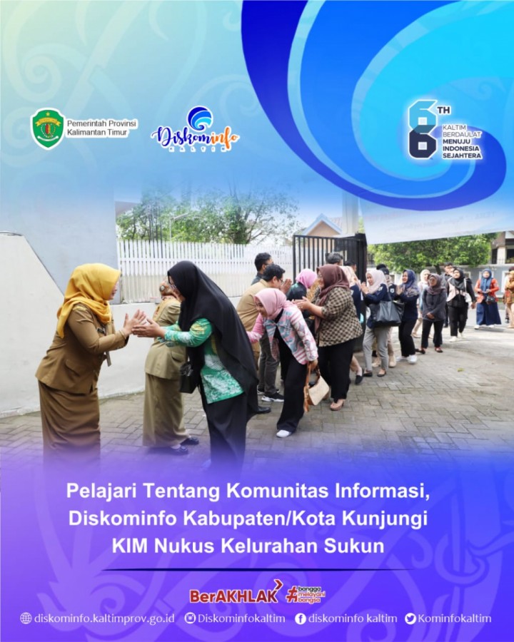 Pelajari Tentang Komunitas Informasi, Diskominfo Kabupaten/Kota Kunjungi KIM Nukus Kelurahan Sukun
