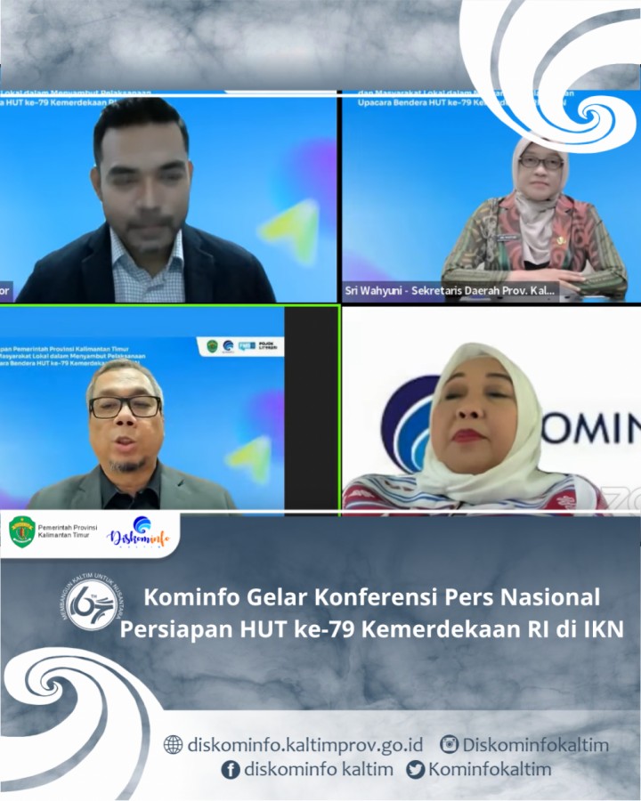 Kominfo Gelar Konferensi Pers Nasional Persiapan HUT ke-79 Kemerdekaan RI di IKN