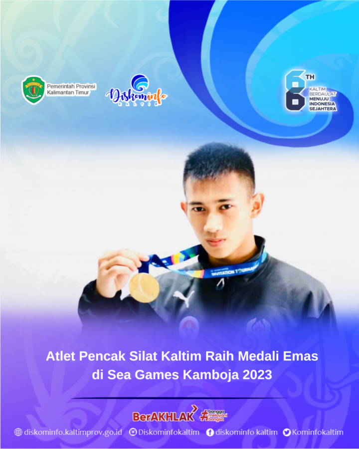 Atlet Pencak Silat Kaltim Raih Medali Emas di Sea Games Kamboja 2023
