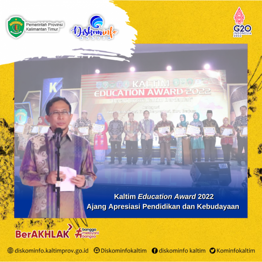 Kaltim Education Award 2022 Ajang Apresiasi Pendidikan dan Kebudayaan