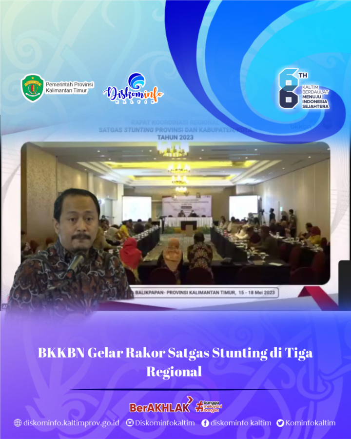 BKKBN Gelar Rakor Satgas Stunting di Tiga Regional