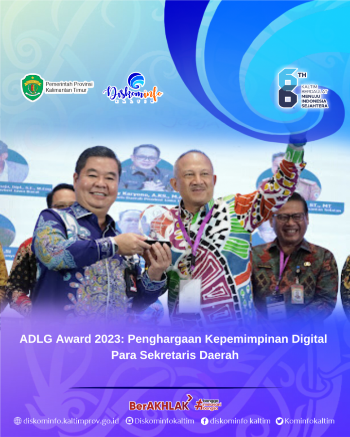 ADLG Award 2023: Penghargaan Kepemimpinan Digital Para Sekretaris Daerah