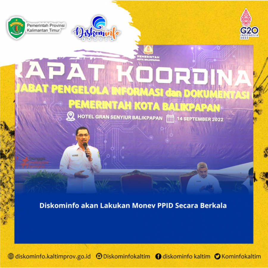 Diskominfo akan Lakukan Monev PPID Secara Berkala