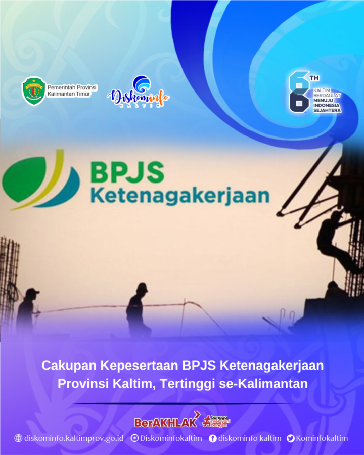 Cakupan Kepesertaan BPJS Ketenagakerjaan Provinsi Kaltim Tertinggi se-Kalimantan
