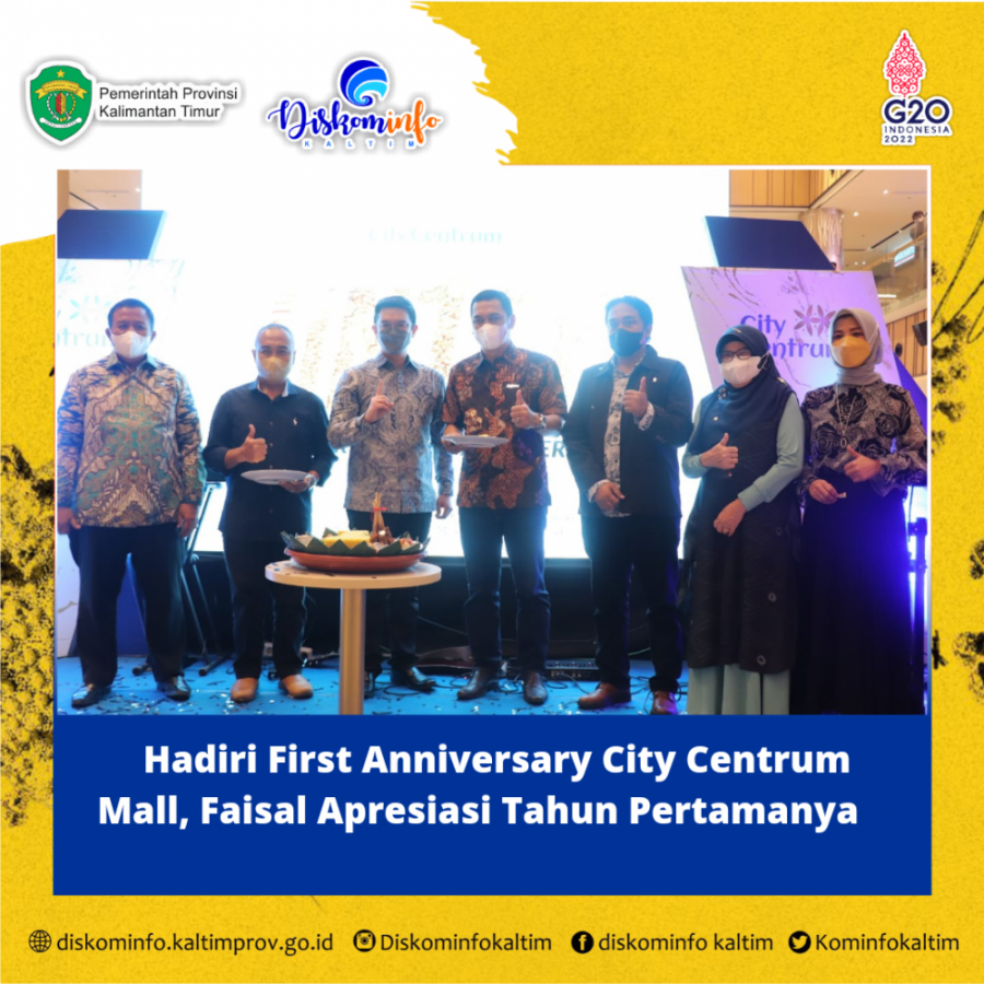 Hadiri First Anniversary City Centrum Mall, Faisal Apresiasi Tahun Pertamanya