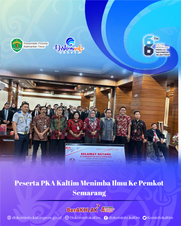 Peserta PKA Kaltim Menimba Ilmu Ke Pemkot Semarang