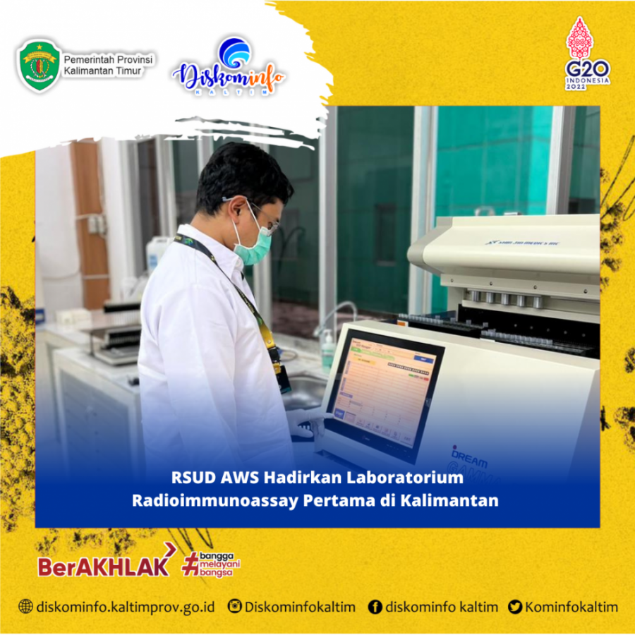 RSUD AWS Hadirkan Laboratorium Radioimmunoassay Pertama di Kalimantan