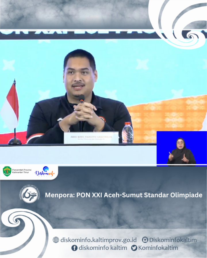 Menpora: PON XXI Aceh-Sumut Standar Olimpiade