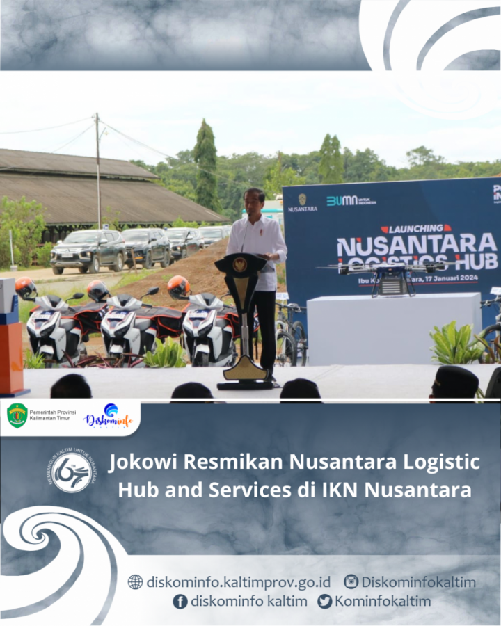 Jokowi Resmikan Nusantara Logistic Hub and Services di IKN Nusantara