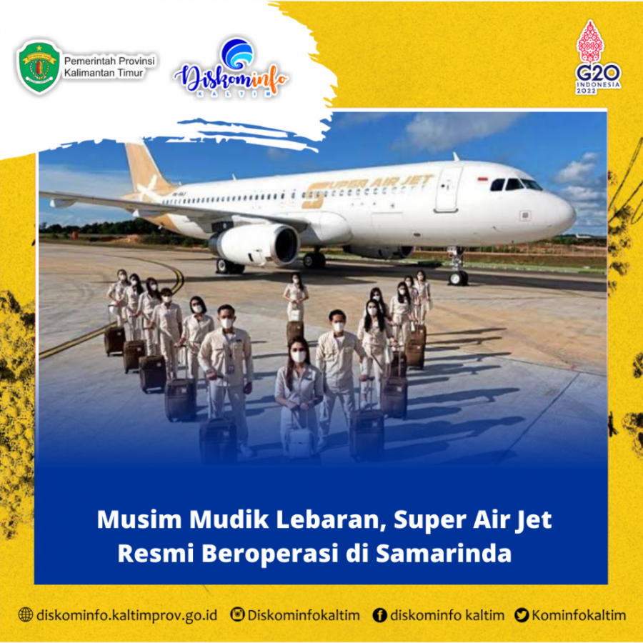 Musim Mudik Lebaran, Super Air Jet Resmi Beroperasi di Samarinda