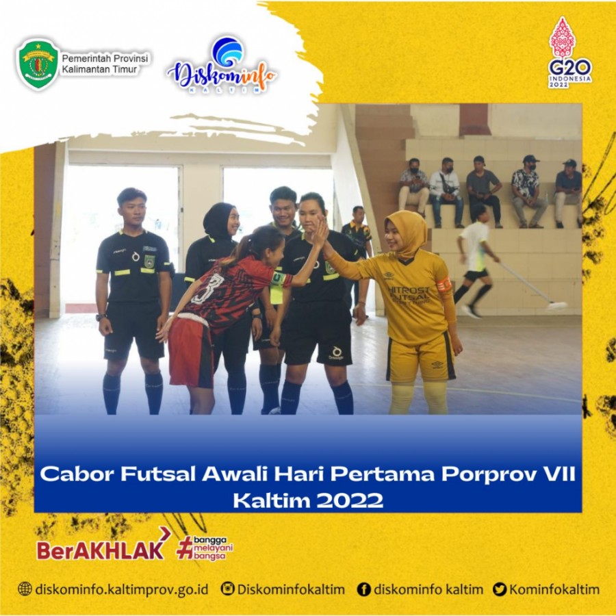 Cabor Futsal Awali Hari Pertama Porprov VII Kaltim 2022