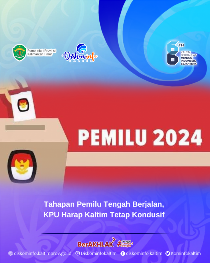 Tahapan Pemilu Tengah Berjalan, KPU Harap Kaltim Tetap Kondusif 