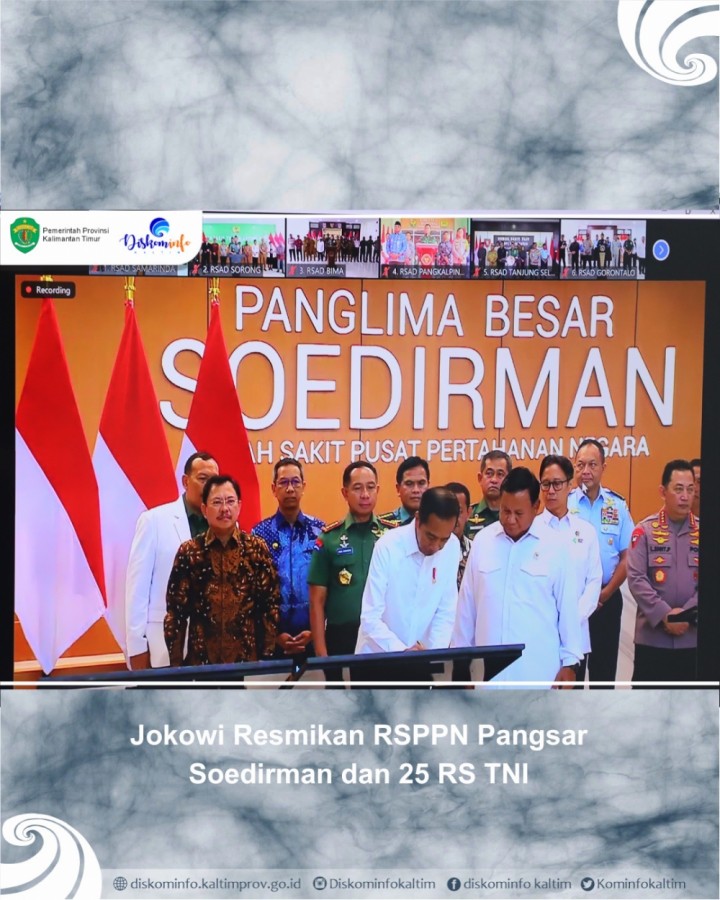 Jokowi Resmikan RSPPN Pangsar Soedirman dan 25 RS TNI