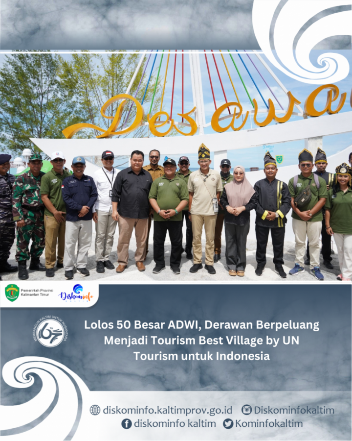 Lolos 50 Besar ADWI, Derawan Berpeluang Menjadi Tourism Best Village by UN Tourism untuk Indonesia