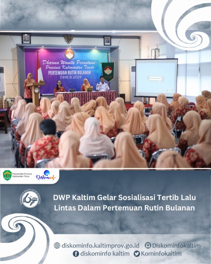 DWP Kaltim Gelar Sosialisasi Tertib Lalu Lintas Dalam Pertemuan Rutin Bulanan