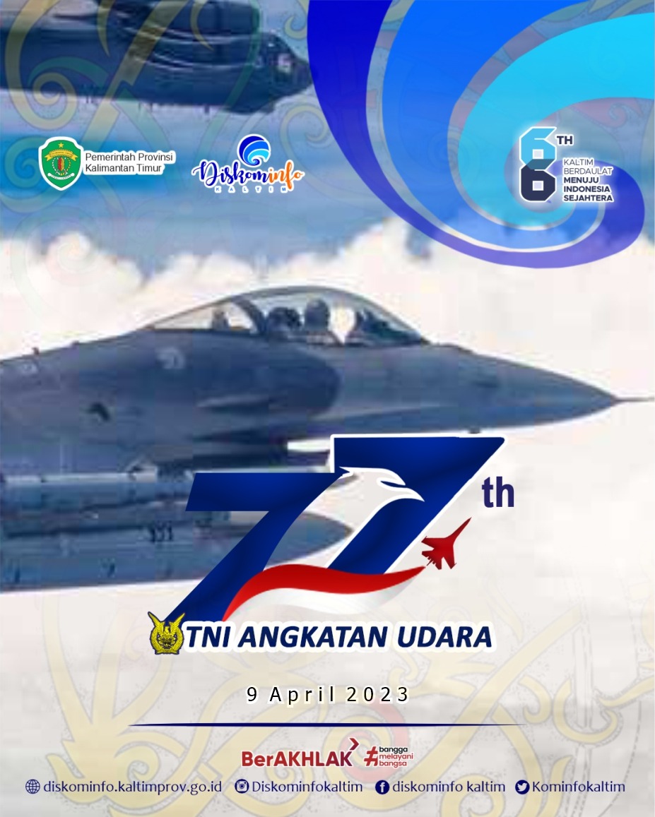 Dirgahayu Ke 77 TNI Angkatan Udara (AU) Republik Indonesia Tahun 2023!