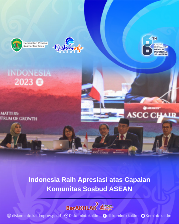 Indonesia Raih Apresiasi atas Capaian Komunitas Sosbud ASEAN