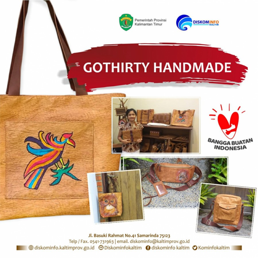 Gothirty Handmade Manfaatkan Peluang Usaha Dari Kulit Kayu
