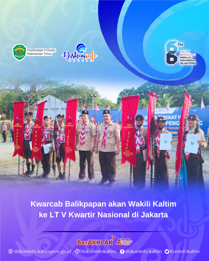 Kwarcab Balikpapan akan Wakili Kaltim ke LT V Kwartir Nasional di Jakarta