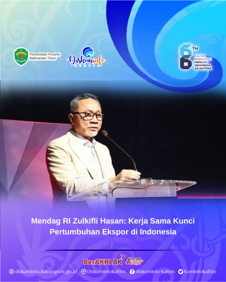 Mendag RI Zulkifli Hasan: Kerja Sama Kunci Pertumbuhan Ekspor di Indonesia