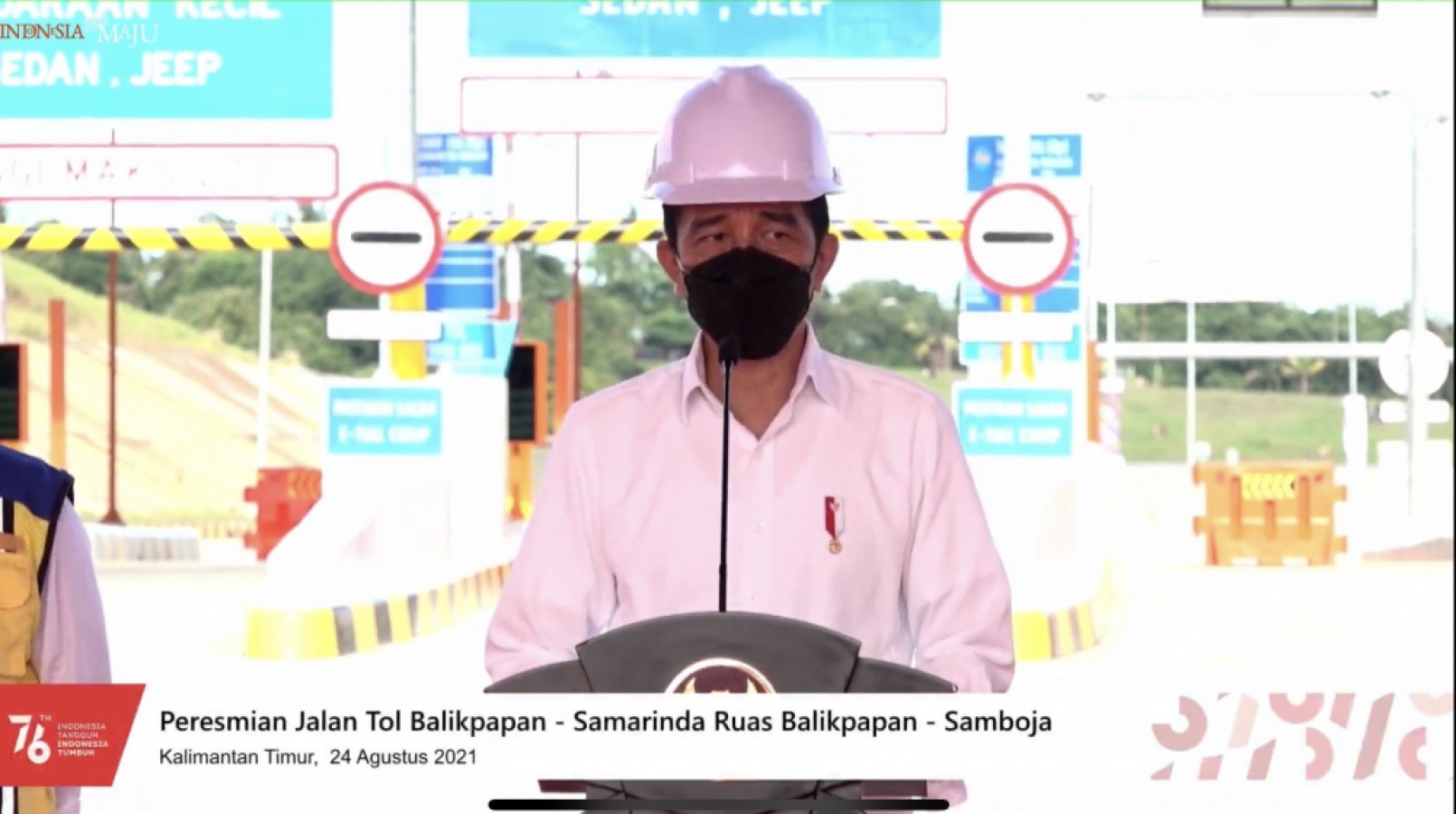 Jokowi Resmikan Jalan Tol Samarinda-Balikpapan Seksi I dan V