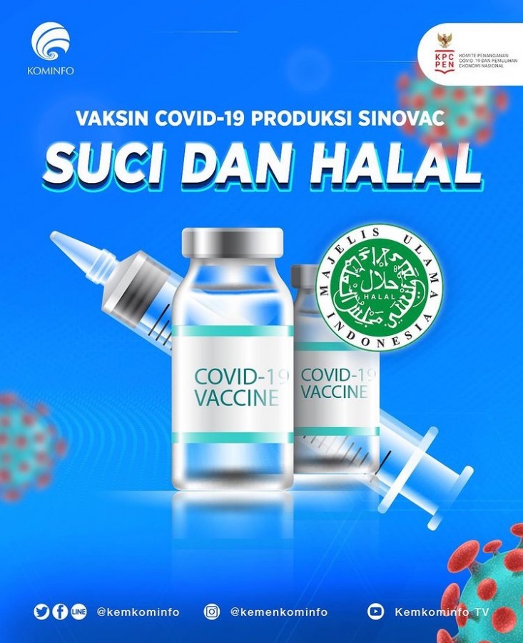 Vaksin Covid Halal dan Aman, Masyarakat Tenang