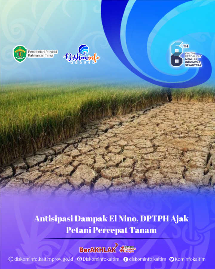 Antisipasi Dampak El Nino, DPTPH Ajak Petani Percepat Tanam