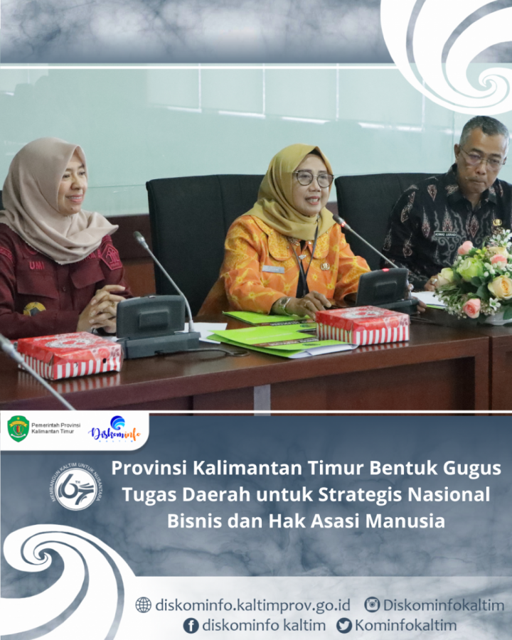 Provinsi Kalimantan Timur Bentuk Gugus Tugas Daerah untuk Strategis Nasional Bisnis dan Hak Asasi Manusia