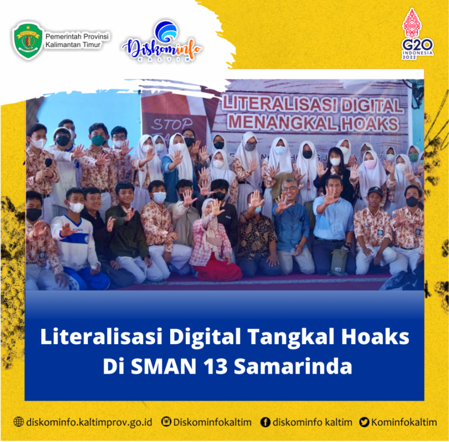 Literalisasi Digital Tangkal Hoaks Di SMAN 13 Samarinda