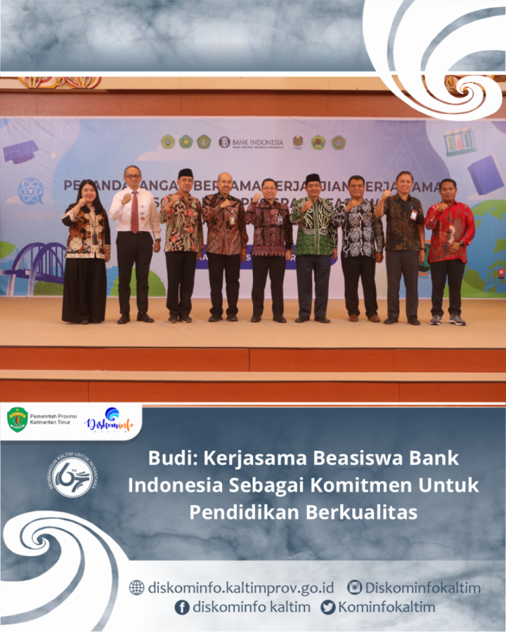 Budi: Kerjasama Beasiswa Bank Indonesia sebagai Komitmen untuk Pendidikan yang Berkualitas