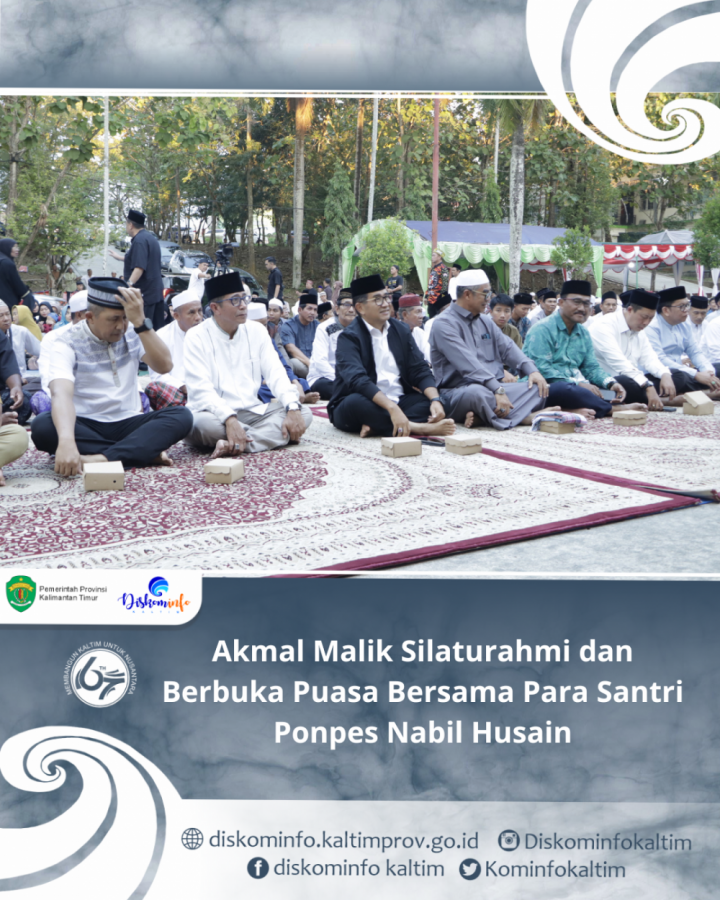 Akmal Malik Silaturahmi dan Berbuka Puasa Bersama Para Santri Ponpes Nabil Husain