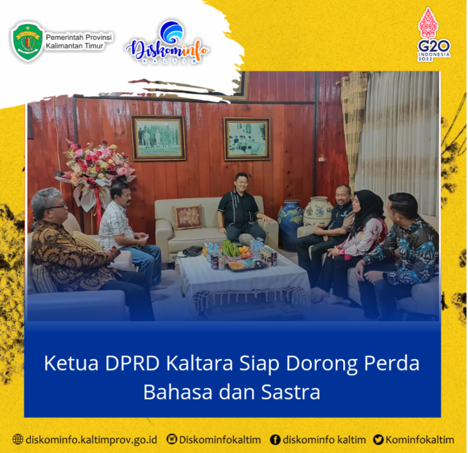 Ketua DPRD Kaltara Siap Dorong Perda Bahasa dan Sastra