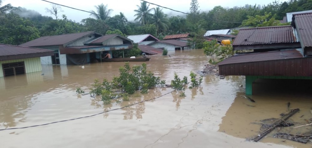 H+5 Idulfitri Banjir Diberau Semakin Meluas