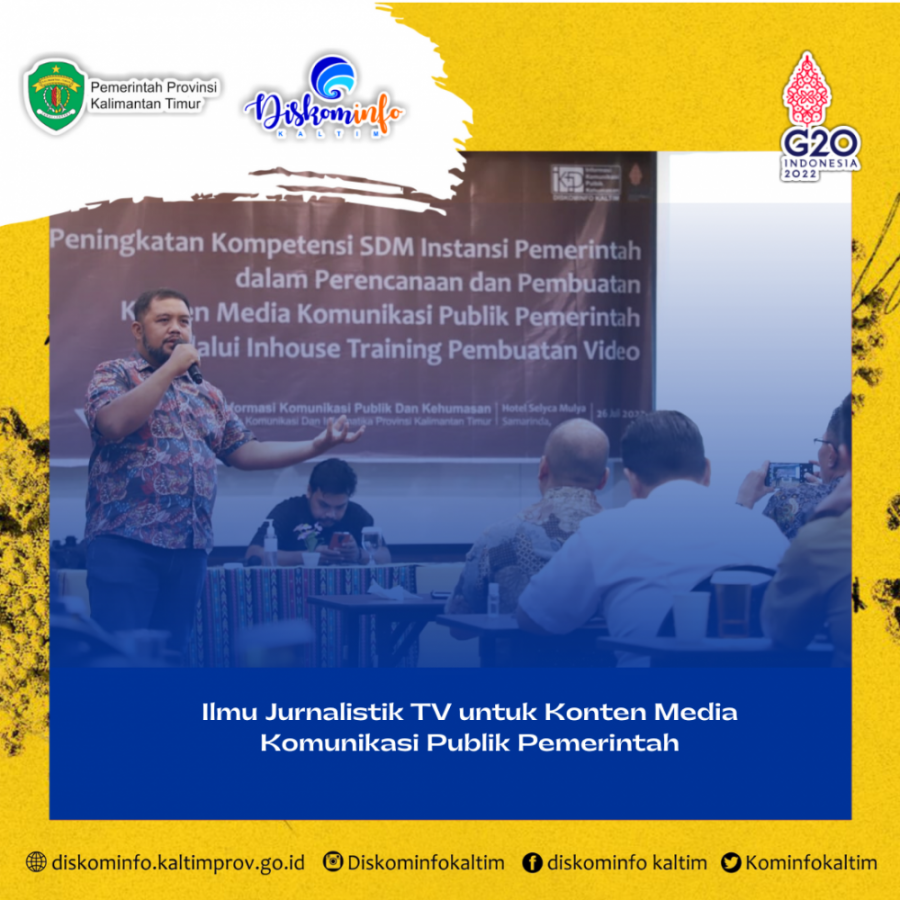 Ilmu Jurnalistik TV untuk Konten Media Komunikasi Publik Pemerintah