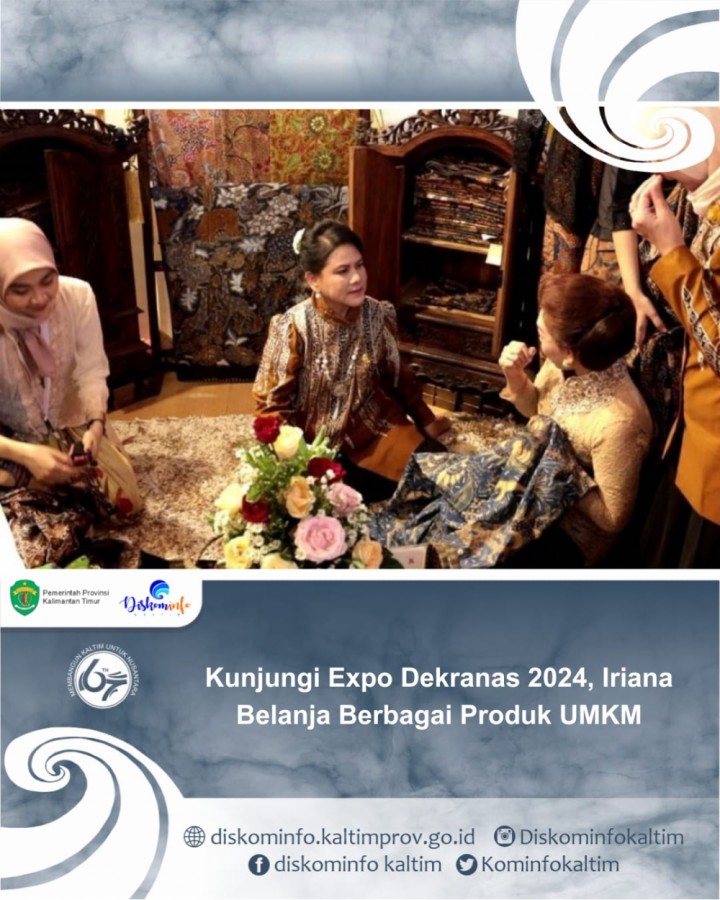 Kunjungi Expo Dekranas 2024, Iriana Belanja Berbagai Produk UMKM