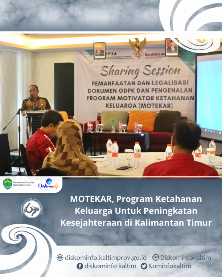 MOTEKAR, Program Ketahanan Keluarga Untuk Peningkatan Kesejahteraan di Kalimantan Timur