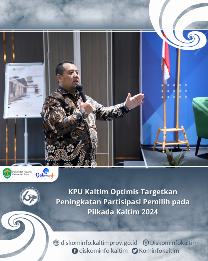 KPU Kaltim Optimis Targetkan Peningkatan Partisipasi Pemilih pada Pilkada Kaltim 2024